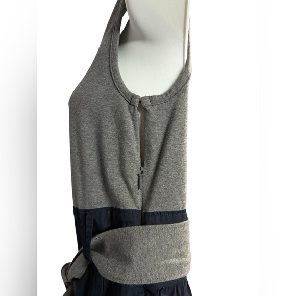 Tommy Hilfiger, Summer Dress With Cotton Top & Poplin Skirt, S, Gray, Navy - Picture 7 of 8